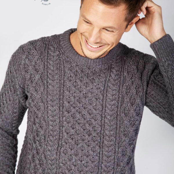 Męski sweter z wełny merino A 653