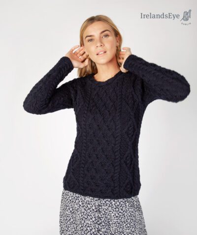 Damski sweter z wełny merino A654